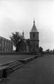 1992 р. Дзвіниця і церква. Вигляд із…