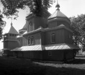 1993 р. Дзвіниця та церква. Вигляд з…