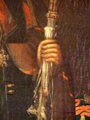 Права рука з посохом