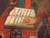 Права рука на книзі “Літопис”