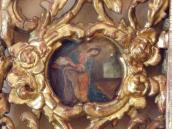 Картуш зі сценою Благоіщення (Марія)