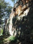 2007 р. Фрагмент стіни з боку схилу