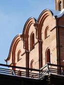 Фрагмент східного фасаду церкви