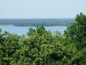 Вид на Київське водосховище від палацу