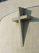 Хрест на апсиді собору