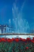1977 р. Головний фонтан на тлі…
